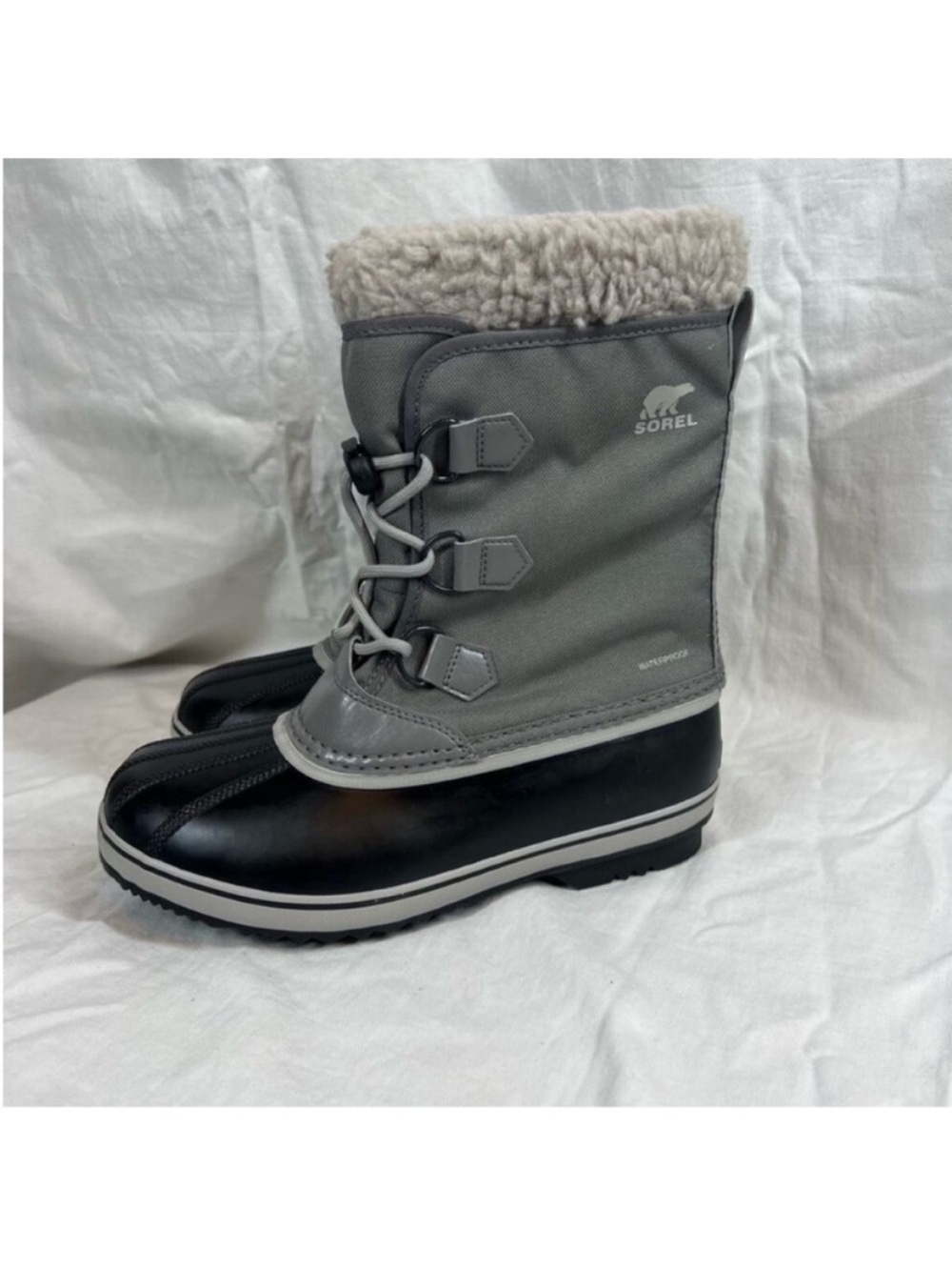 Sorel yoot pac nylon quary dove waterproof snow boots winter boots NWOB